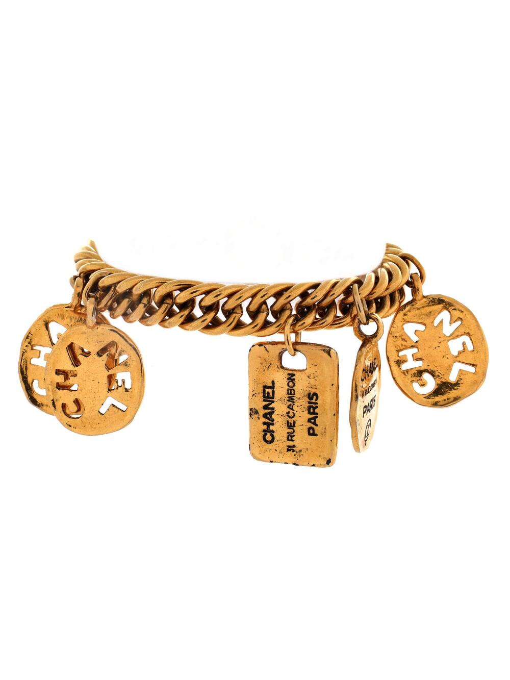 Chanel Vintage Rue Cambon Chain Charm #351231C10B